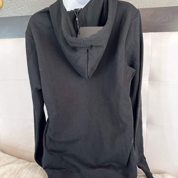 True Religion Black Graffiti Hoodie black and gold Small - Picture 11 of 16